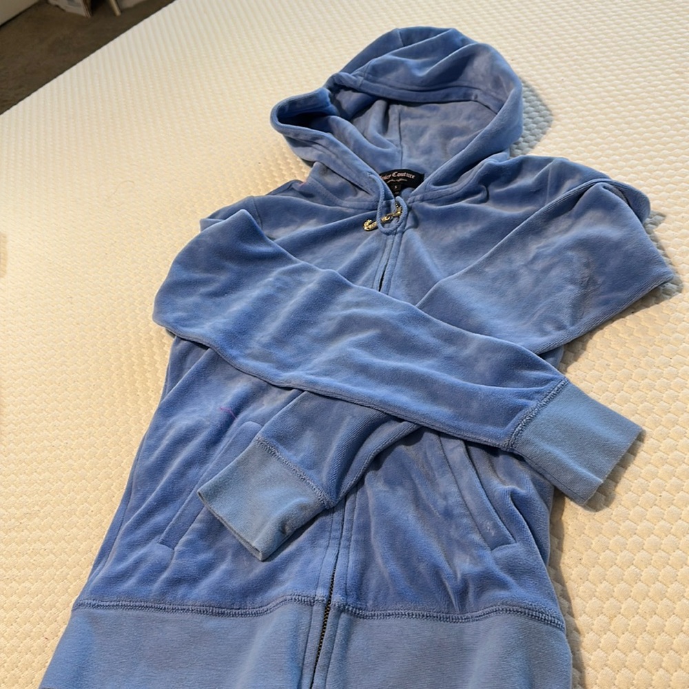 Juicy Couture jacket Size small - blue - good condition.